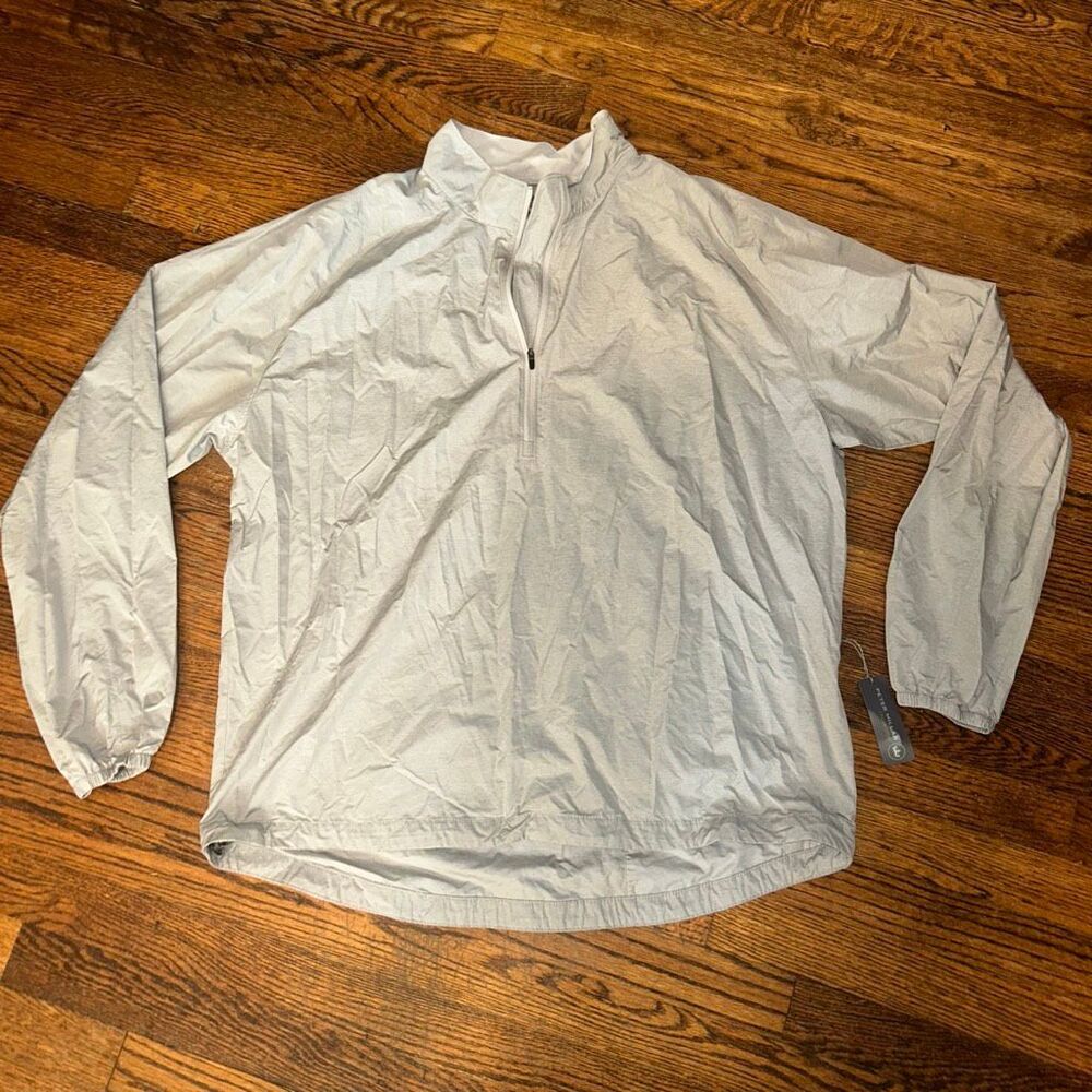 New Peter Millar 3 quarter zip Pullover